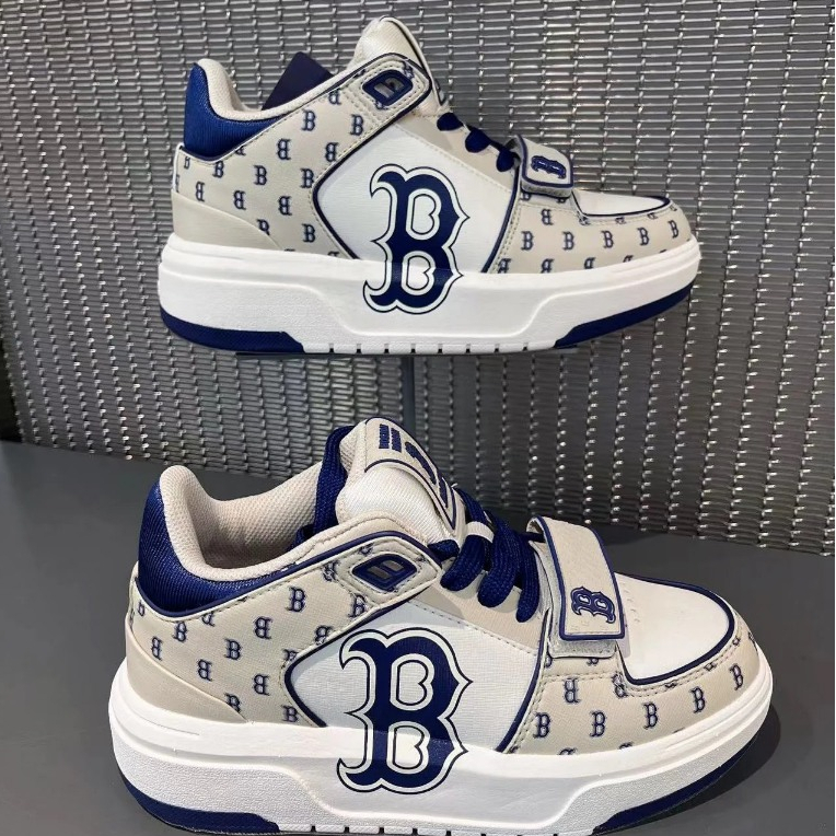 Giày Mlb Chunky Liner Mid Classic Nam Nữ Có Quai Dán Hót Trend 2023 Full size