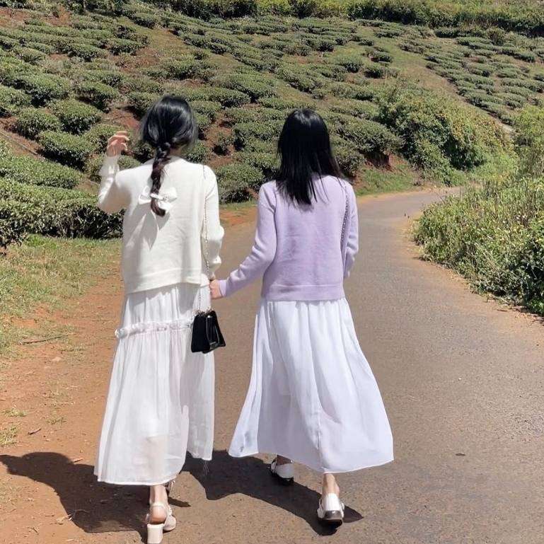 ÁO CARDIGAN TRƠN MÀU PASTEL NHẸ NHÀNG HÀN QUỐC ẢNH THẬT Ở CUỐI 019