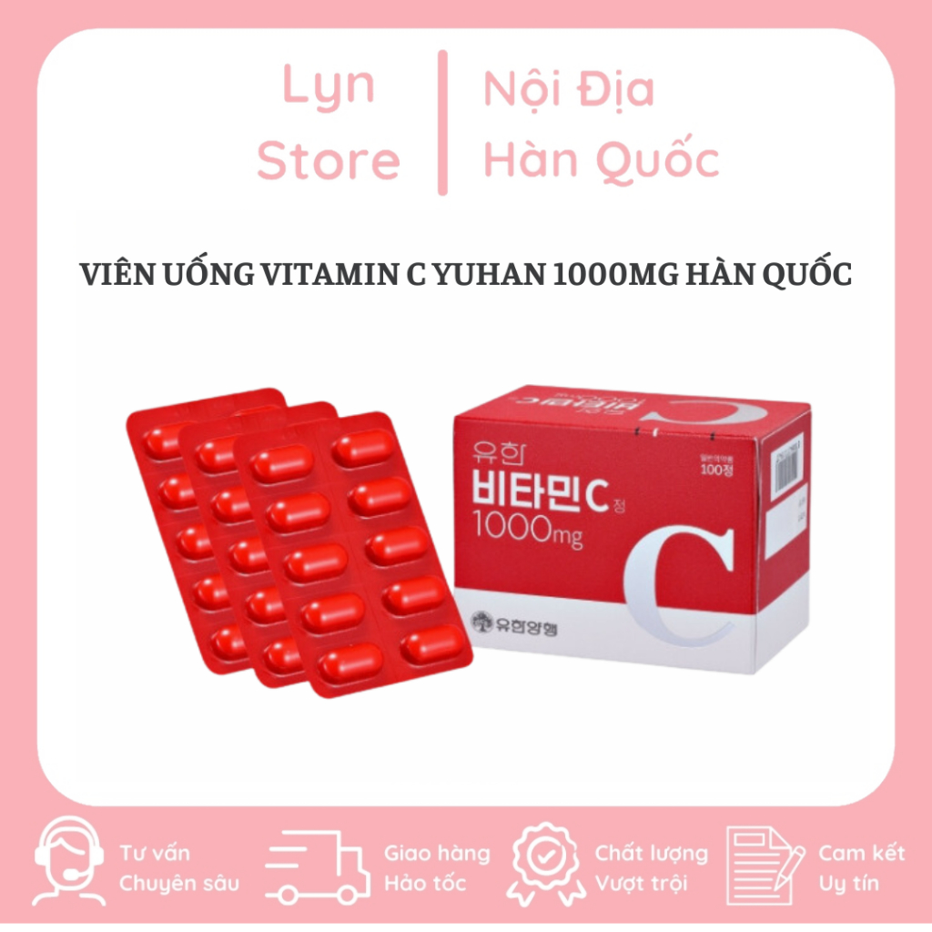 Viên Uống Vitamin C Yuhan 1000mg Hàn Quốc