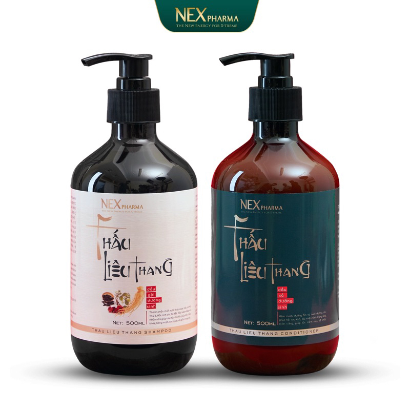 Cặp dầu gội xả thảo dược dưỡng sinh Thấu Liêu Thang 500ml