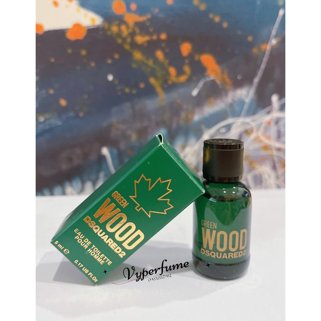 DSQUARED² Green Wood Pour Homme 𝓐𝓾𝓽𝓱𝓮𝓷𝓽𝓲𝓬 100% — 𝐍𝐎 𝐅𝐀𝐊𝐄