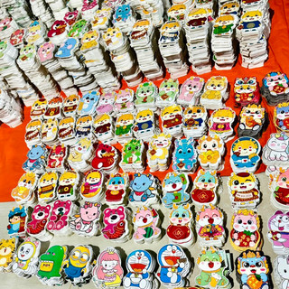 [Set 10 cái] Bao lì xì hoạt hình chibi phản quang 2024 mix đủ hình khác nhau