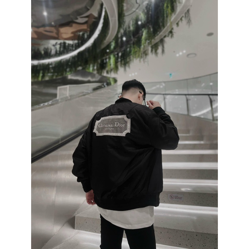 Áo Khoác Bomber - Christian Dior - Di0r Couture Jacket black 2023 basic