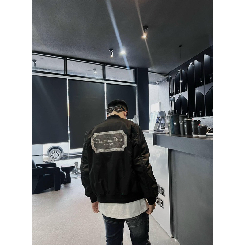 Áo Khoác Bomber - Christian Dior - Di0r Couture Jacket black 2023 basic