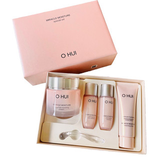 Set kem dưỡng ẩm sáng hồng da Ohui hồng Miracle Moisture
