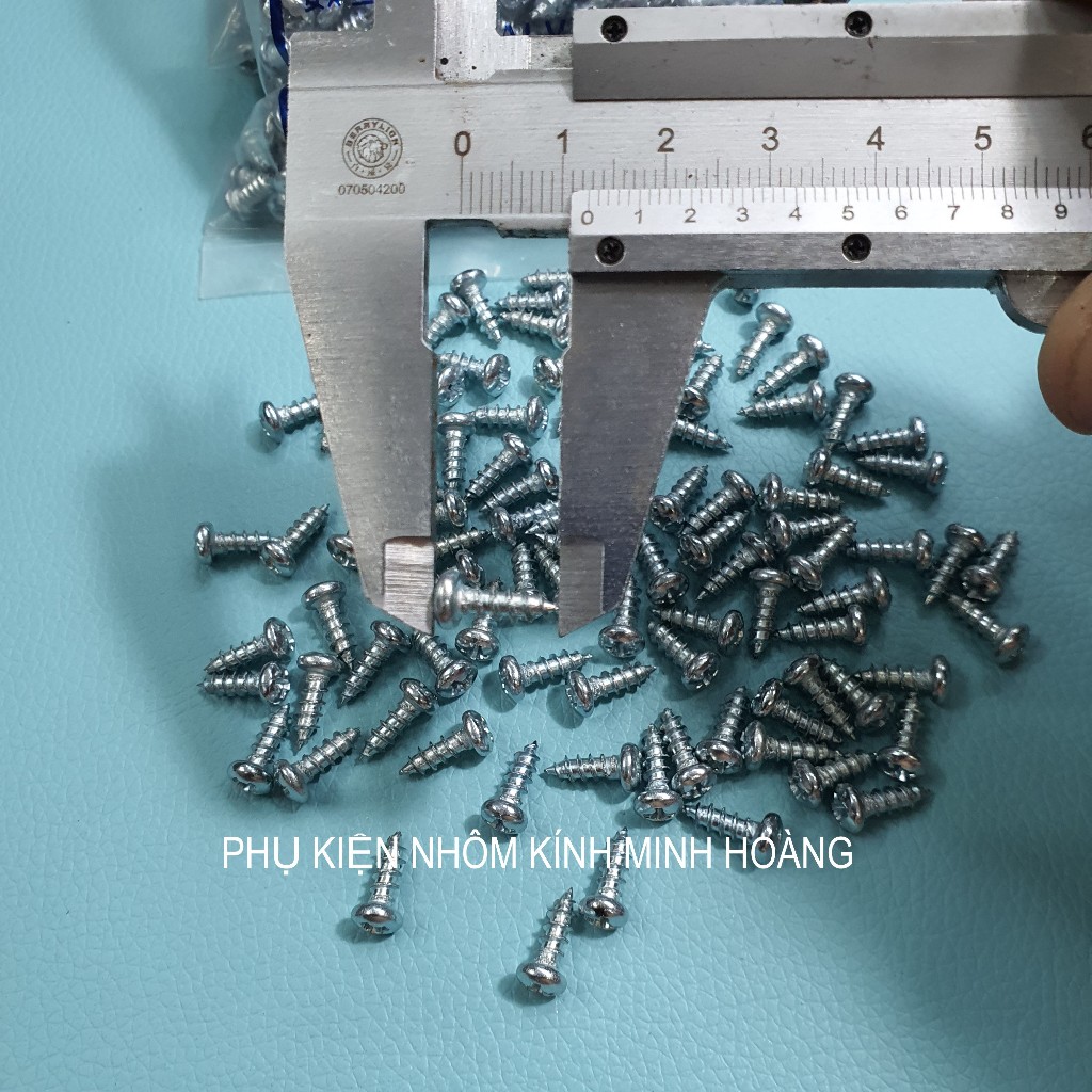 Bịch 1000 con vít gạo đầu tròn 1.3 phân dùng cho cửa nhôm