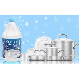 Nước rửa chén Kitkit Plus không mùi 3.5L- Thái Lan