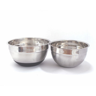 Bát Trộn Bột, Âu Trộn Bột Inox (có nệm chống trượt)