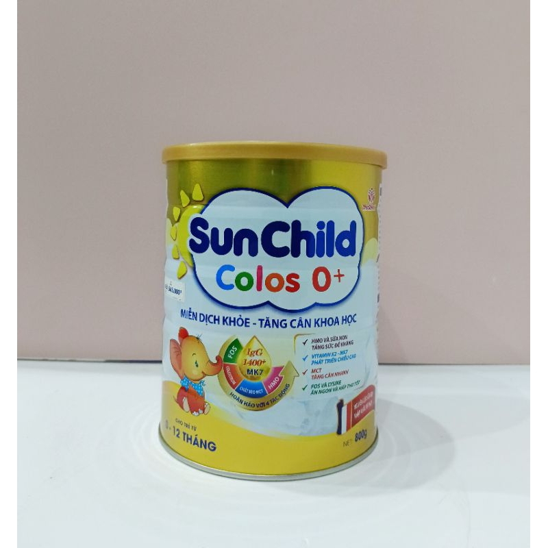 SỮA BỘT SUNCHILL COLOS 0+ CHO TRẺ TỪ 0-12 THÁNG TUỔI