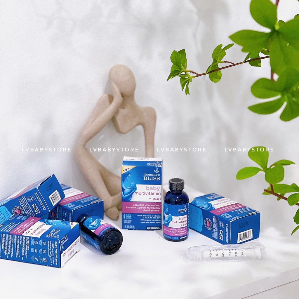 VITAMIN TỔNG HỢP BỔ SUNG SẮT CHO BÉ TỪ 2M+ MOMMYBLISS