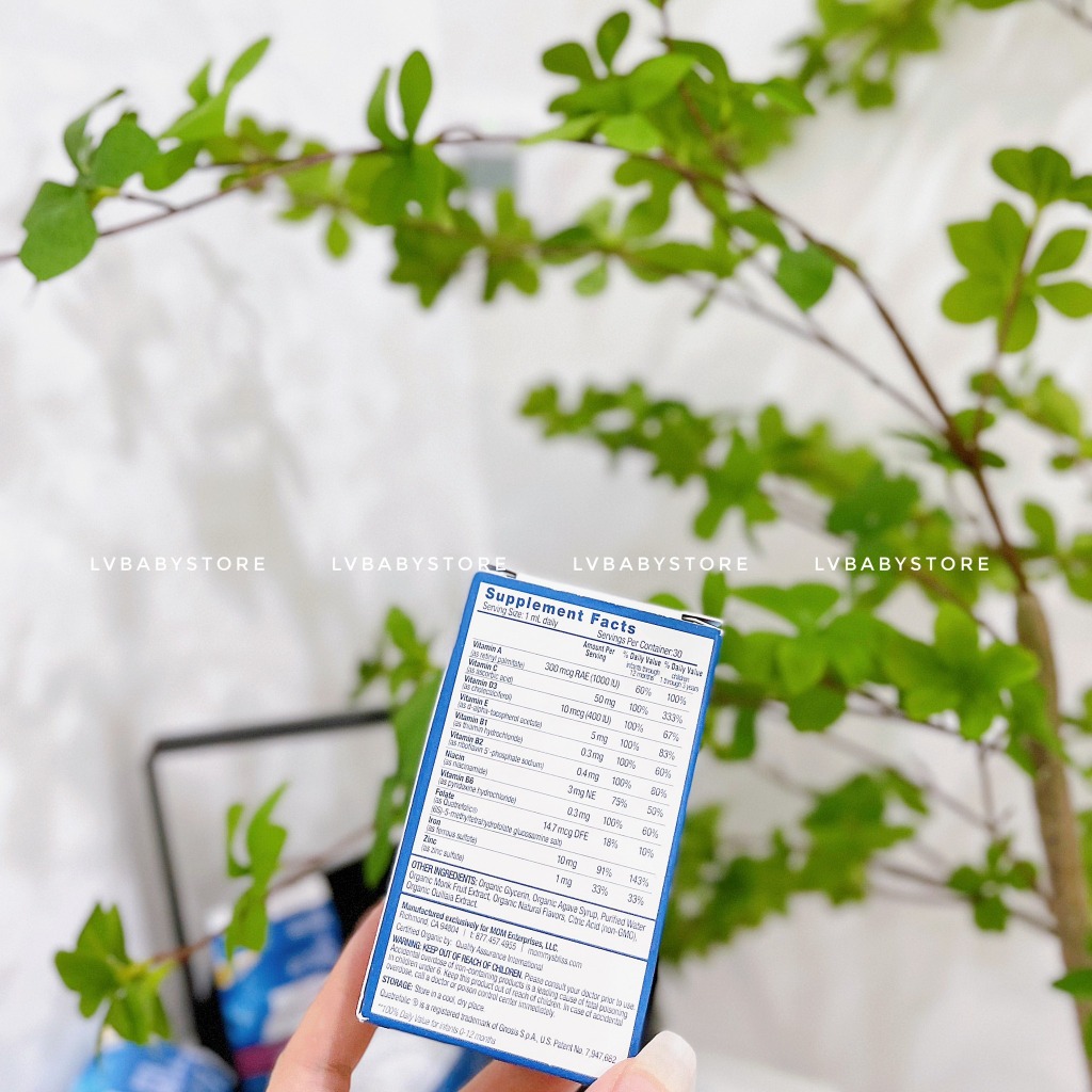 VITAMIN TỔNG HỢP BỔ SUNG SẮT CHO BÉ TỪ 2M+ MOMMYBLISS