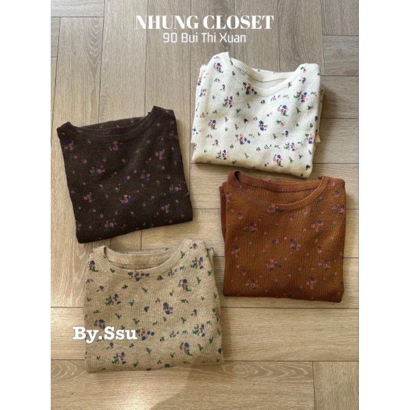 Áo len hoa nhí siu hot