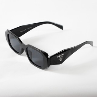 Kính mát thời trang nam nữ Pra.da Sunglasses mắt râm chống tia UV gọng chữ nhật