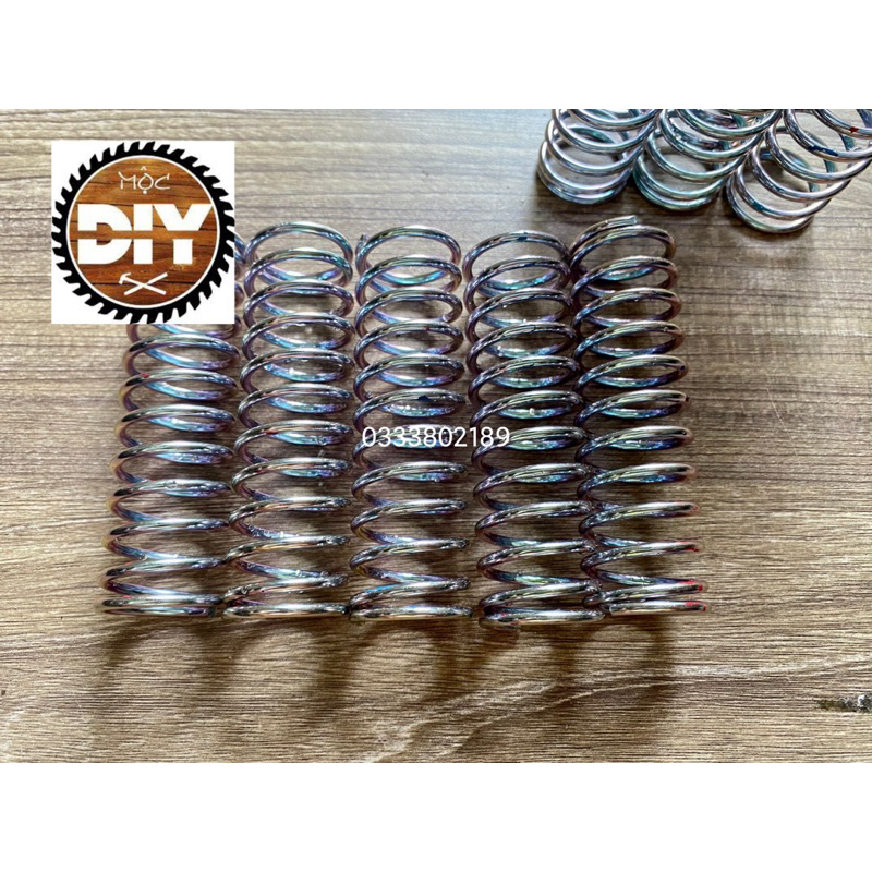 Lò xo nén phi 26, dài 87mm, sợi 2.5mm