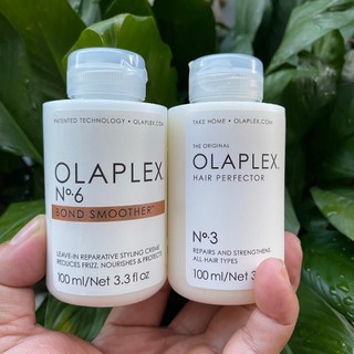 Phục hồi và Xả khô Olaplex No3, No6 giúp dưỡng tóc hư tổn, khô xơ, giúp tóc vào nếp, không bết dính 100MLX2 _{NEW}_