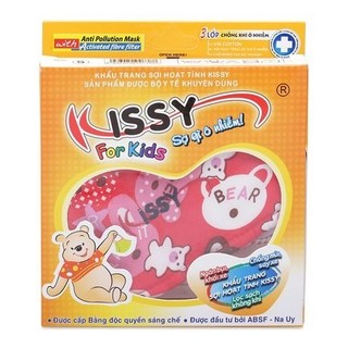 Khẩu trang trẻ em kissy 3 lớp cho trẻ dưới 4 tuổi và từ 4 tuổi - 10 tuổi
