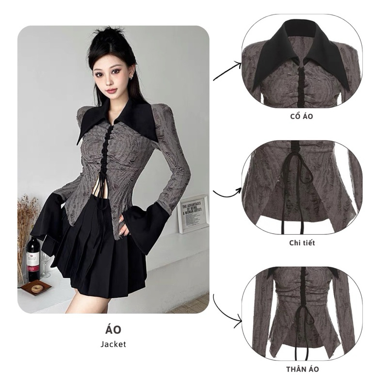 Áo thun dài tay cotton rách thời trang cá tính BRIYO TD06