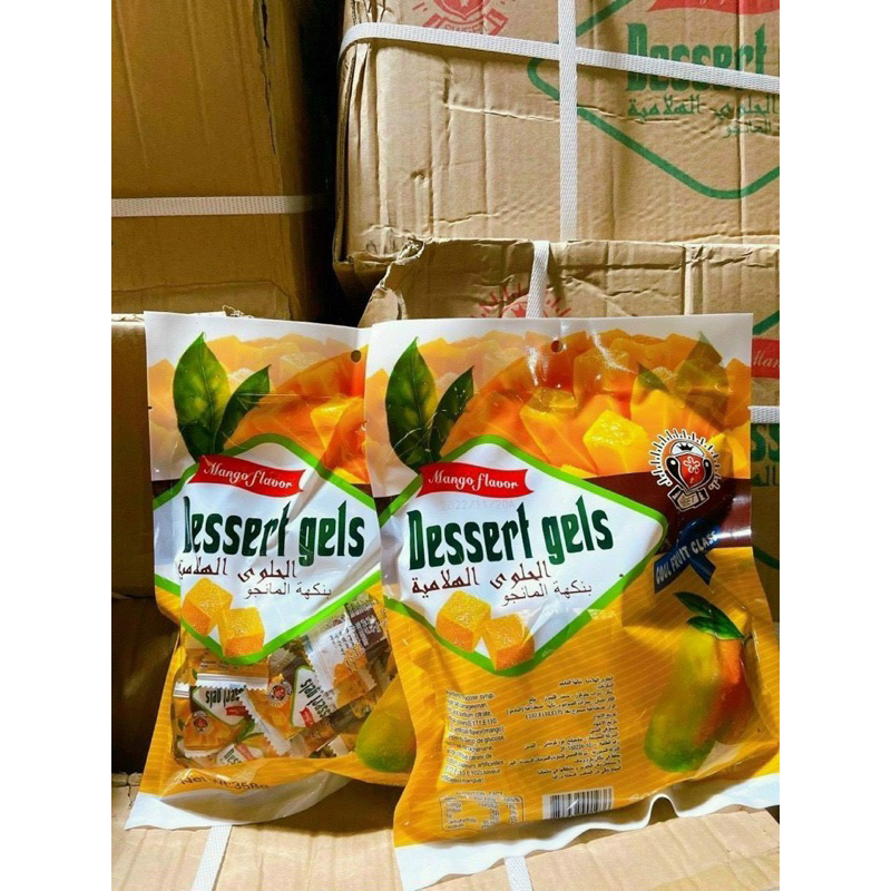 KẸO DẺO XOÀI THÁI LAN DRESSERT GELS GÓI 358Gr