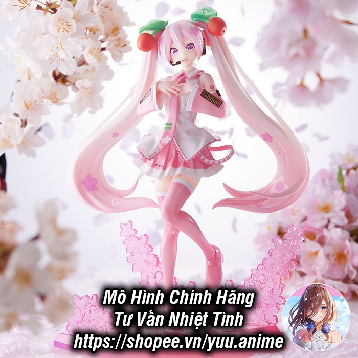 Mô Hình Chính Hãng Vocaloid - Hatsune Miku - Luminasta - Sakura Miku 2023