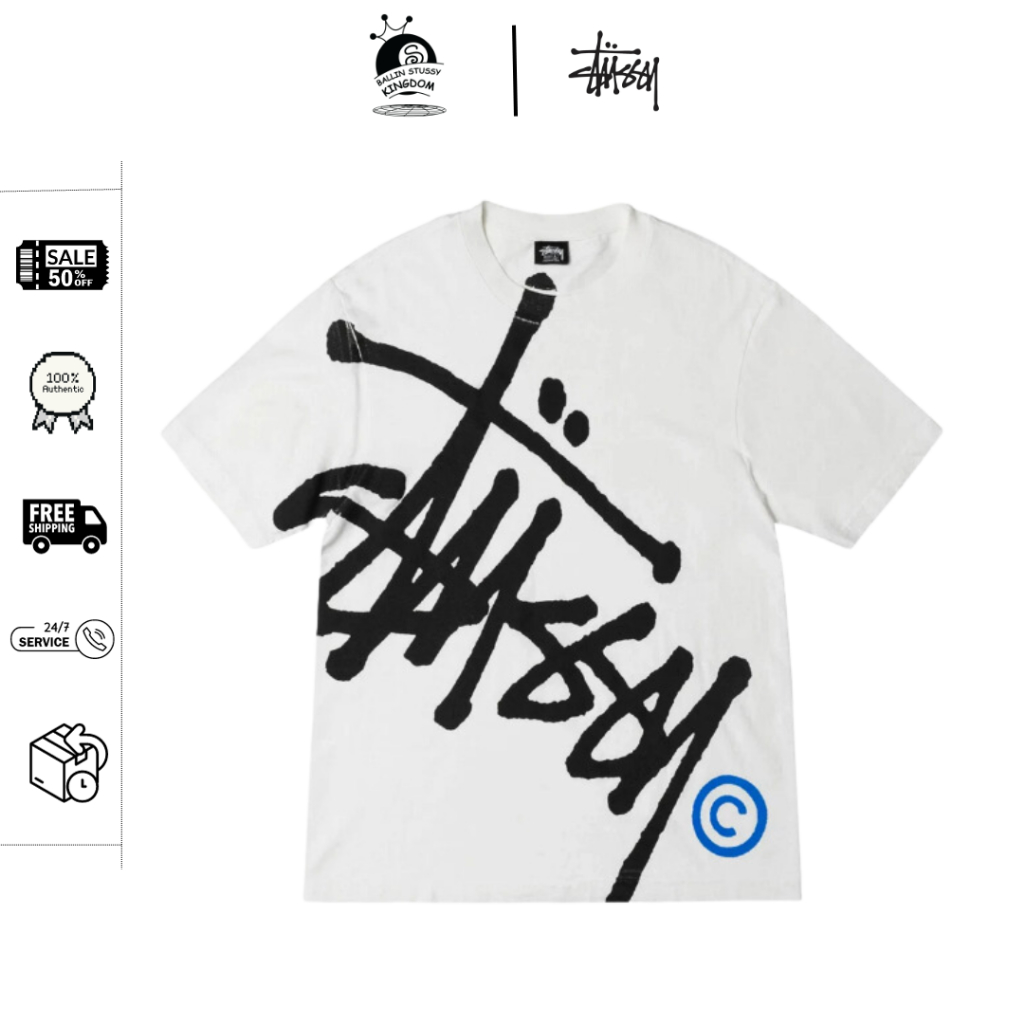 MUA 2 TẶNG 1 _ ÁO THUN STUSSY BIG BASIC AUTHENTIC - BAO CHECK MAIL HÃNG 100% _ STUSSY SODA CAN T-SHIRT