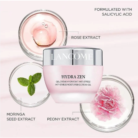 Hàng US - Kem dưỡng trắng tái tạo da Lancome Hydra Zen gel cream oil