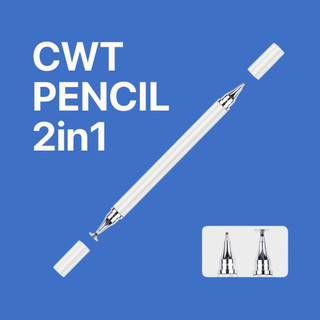  Bút cảm ứng 2in1 điện dung không cần dùng pin 