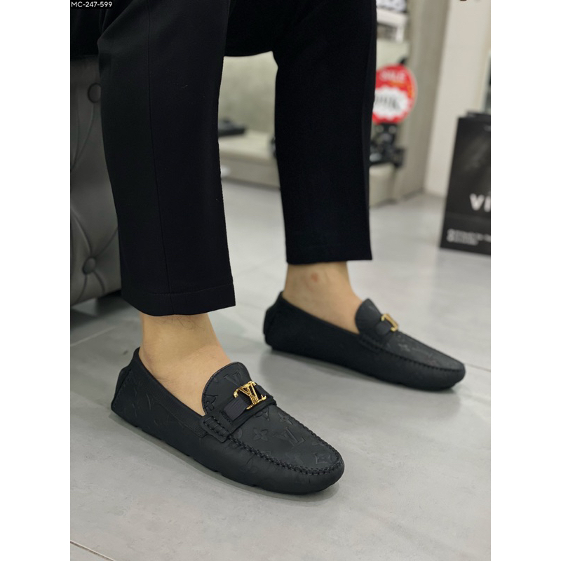 Giày Moca Nam - Da Lộn Lên Chân Siêu Sang Chảnh MC247