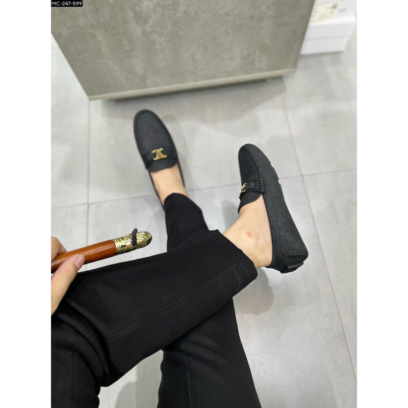 Giày Moca Nam - Da Lộn Lên Chân Siêu Sang Chảnh MC247
