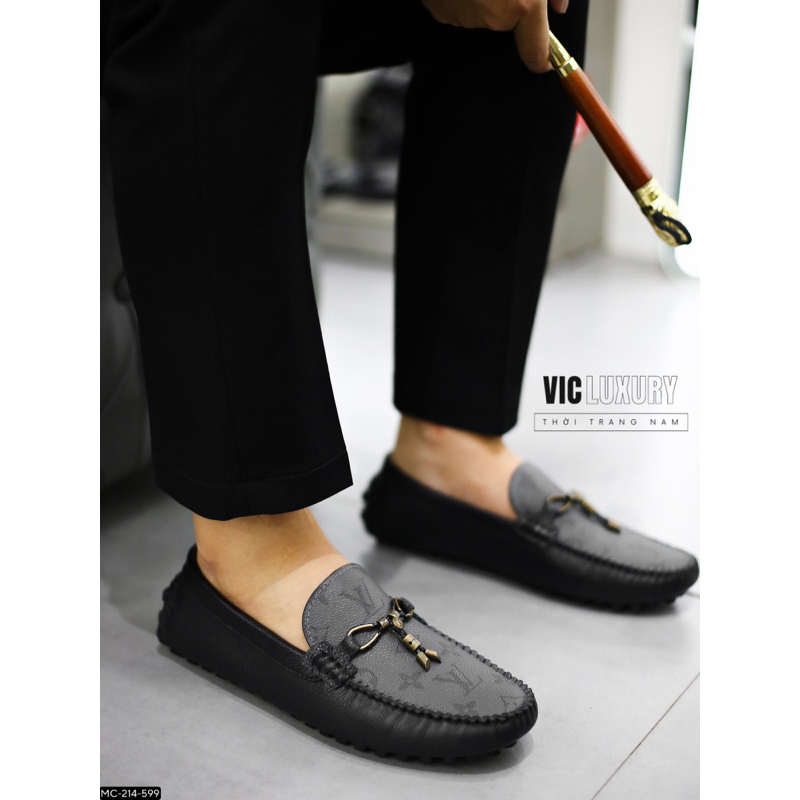 Giày lười nam, Da bò Đế Âm -  MC-213