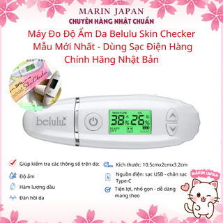 Máy Đo Độ Ẩm Da Belulu Mẫu Mới Nhất Hàng Chính Hãng Nhật Bản