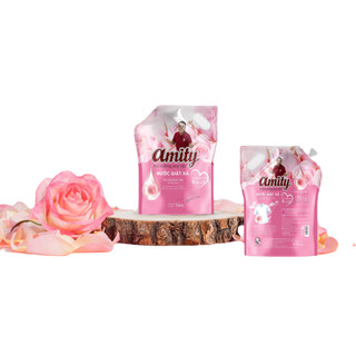 Nước giặt xả amity hương nước hoa-3,6kg - tặng kèm nước rửa chén 500ml