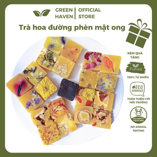 Trà hoa đường phèn mật ong, trà hoa cúc đường phèn mix nhiều vị giúp thanh nhiệt giảm căng thẳng, ngủ ngon 100% thảo mộc