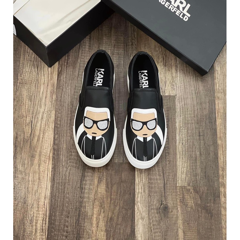 ✔️HOTREND✔️ Slipon KAIL LAGEDFELD Neww Arrivals giầy Nam lên kệ !! kiểu dáng trẻ trung sẵn đủ !!