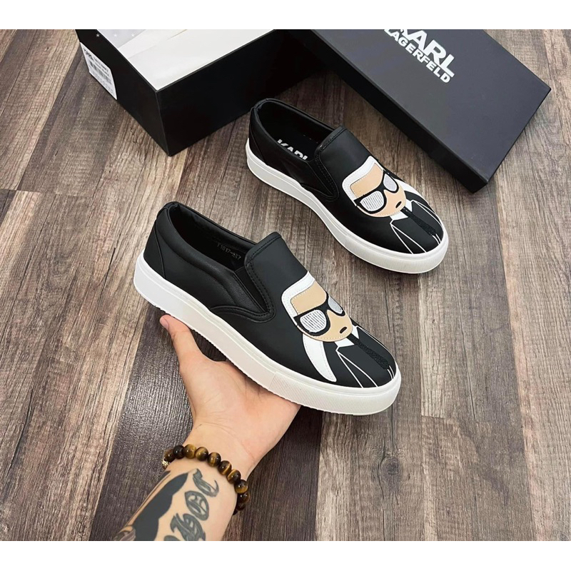 ✔️HOTREND✔️ Slipon KAIL LAGEDFELD Neww Arrivals giầy Nam lên kệ !! kiểu dáng trẻ trung sẵn đủ !!