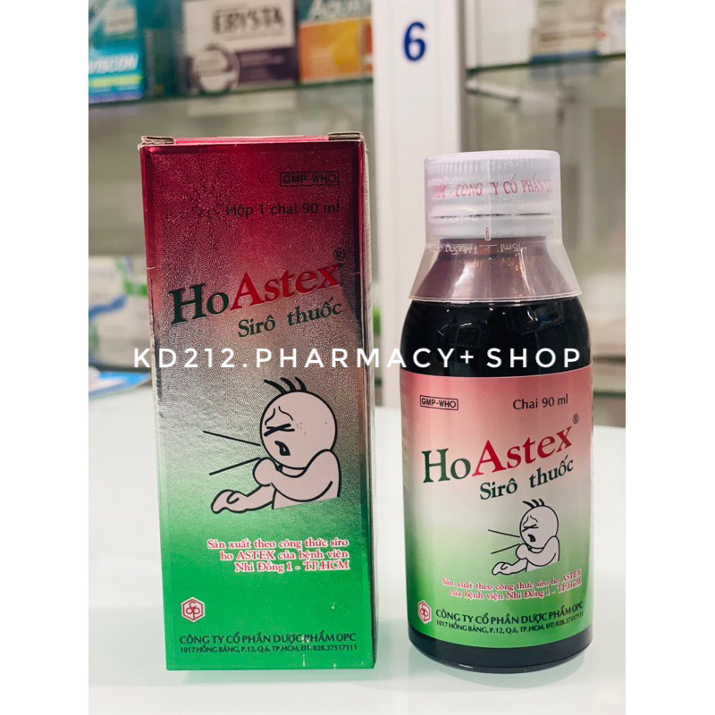 Ho Astex 90ml ( Ho, viêm họng ) OPC [ Hàng Chính Hãng ]