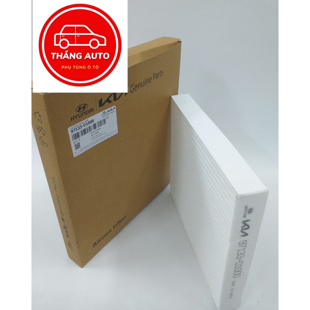 Lọc gió điều hoà huyndai kona , , tucson , accent , 97133-D1000 , Lọc gió máy lạnh kona