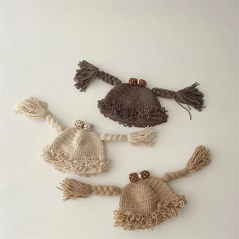 Mũ tóc giả bé gái Hàn Quốc, Diệp Anh Kids