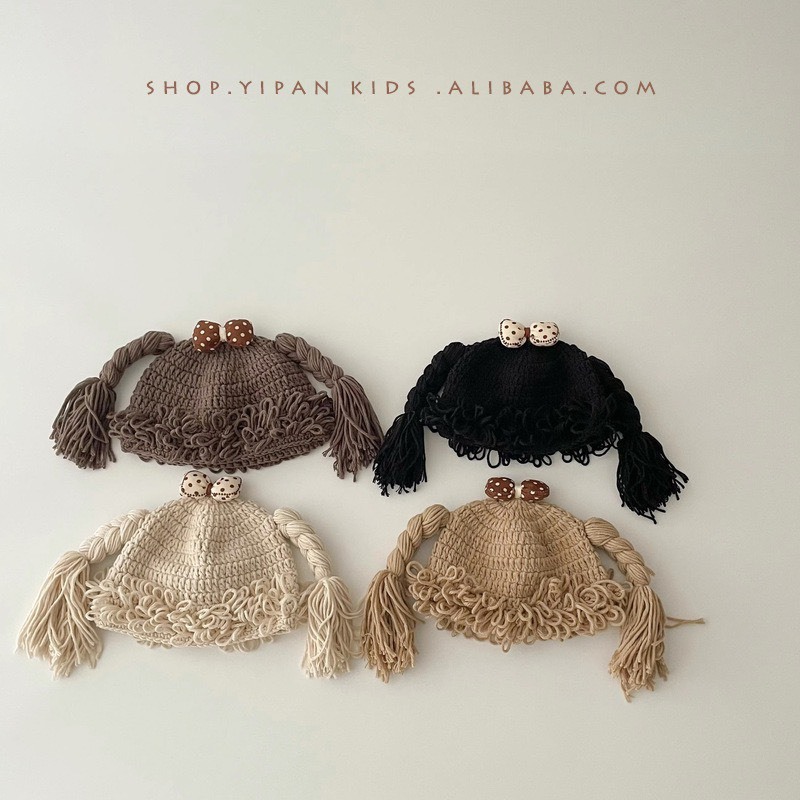 Mũ tóc giả bé gái Hàn Quốc, Diệp Anh Kids