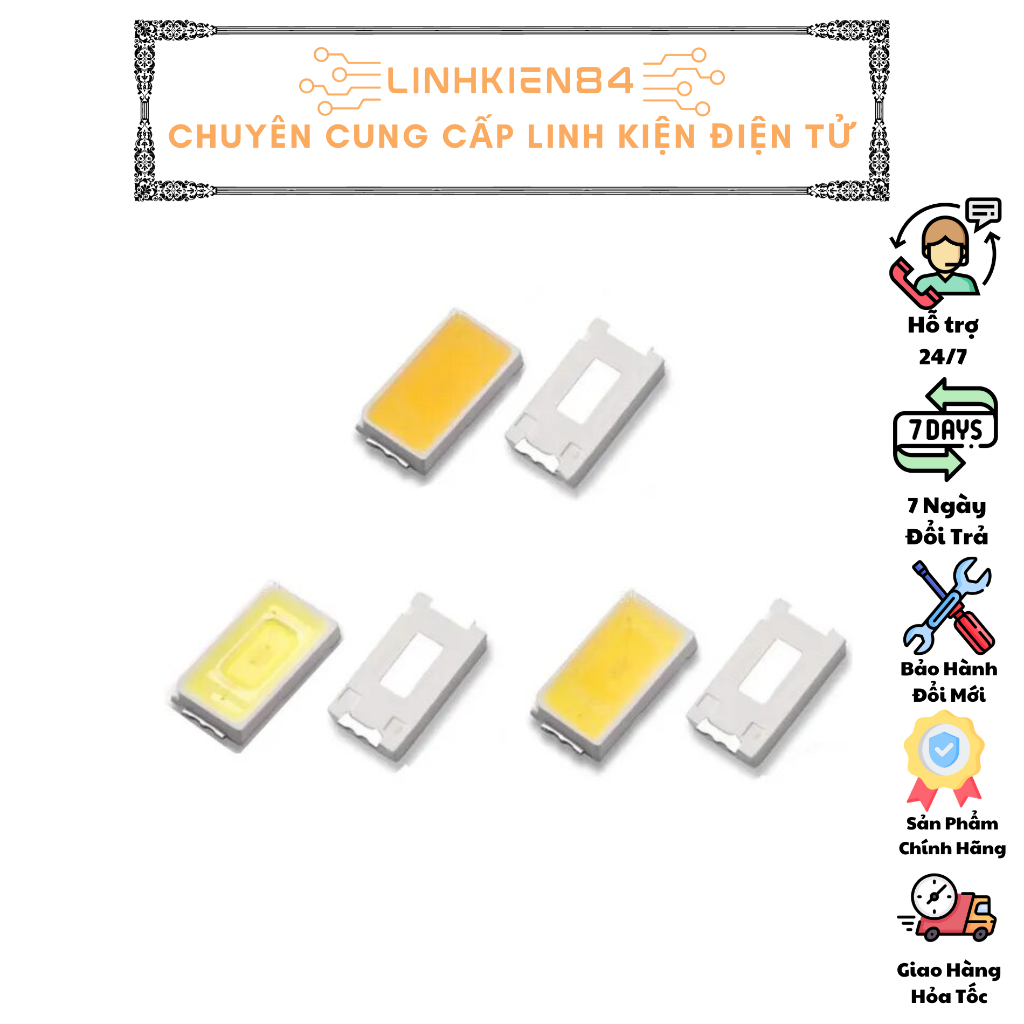 COMBO 5 Chiếc LED 5730 0.5W Nhiều Màu