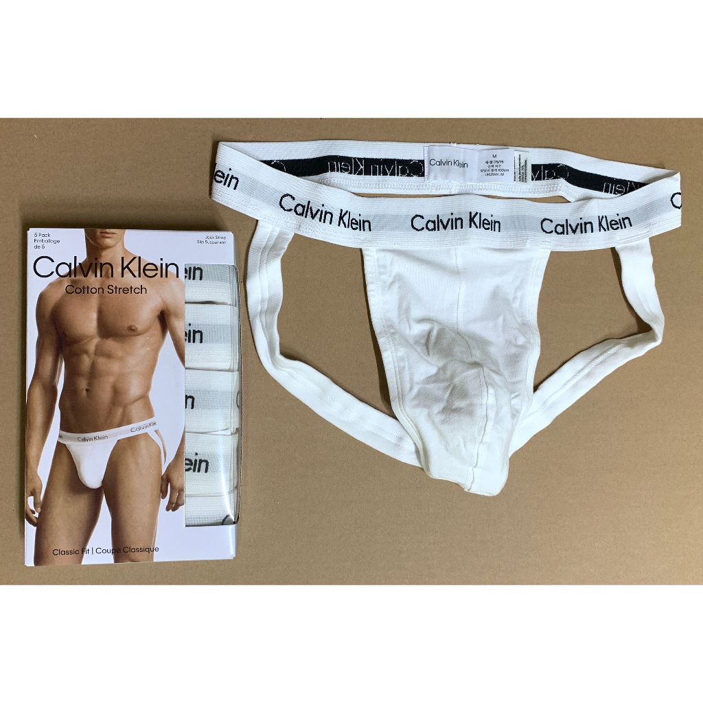 Chính hãng Mỹ - S,M Quần lót nam CK Calvin Klein Jockstrap Cotton Stretch Jock strap