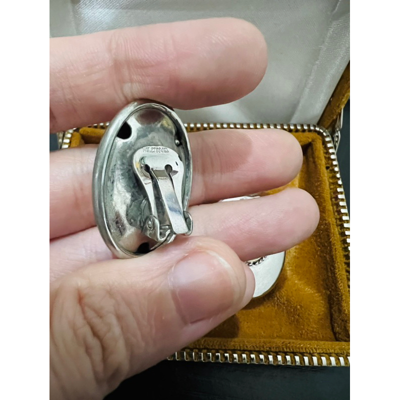 Bông tai vintage kim loại đẹp dạng kẹp