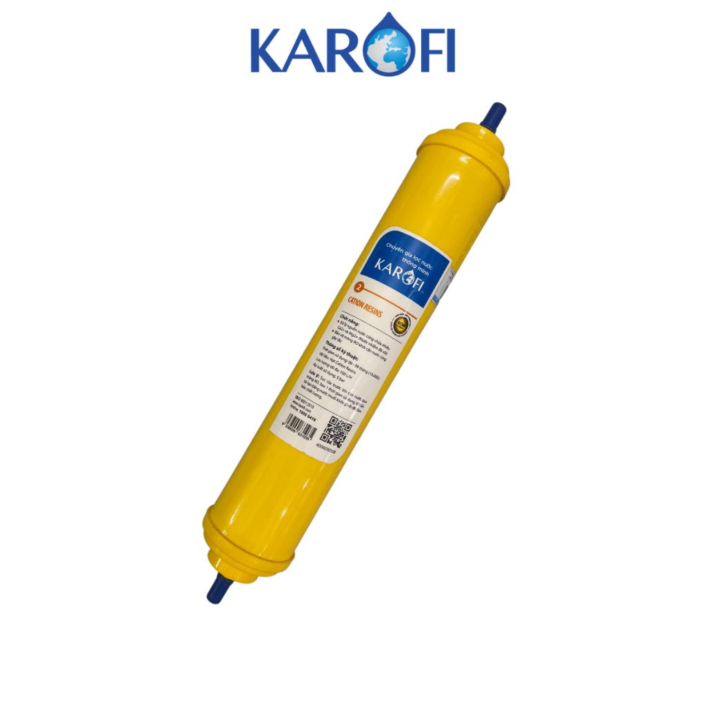 Lõi Số 2 Cation Resins Karofi Làm Mềm Nước Cứng Dòng Cắm Nhanh