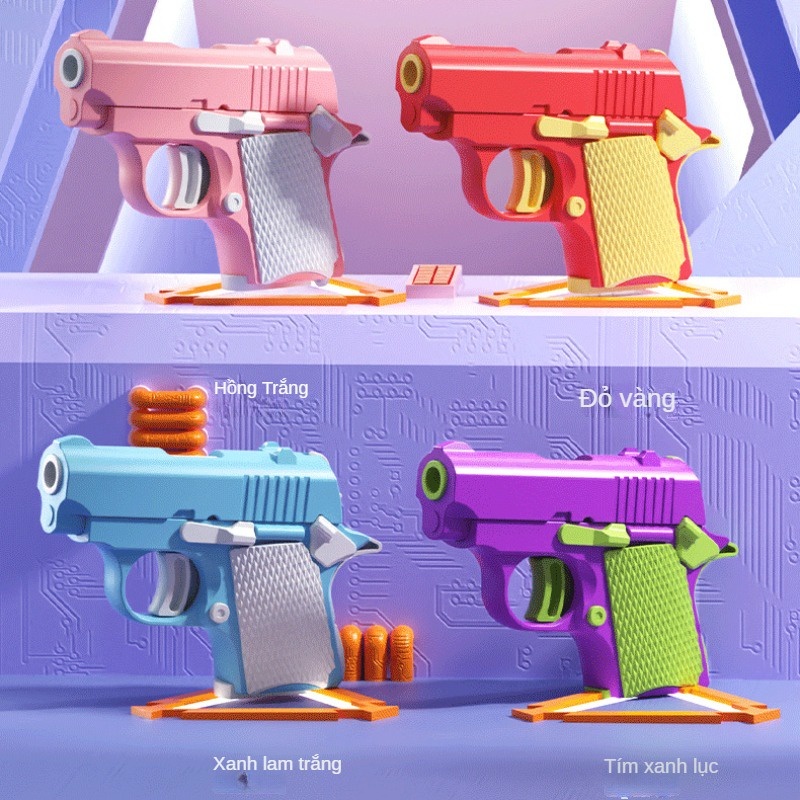 Súng Cà Rốt M1911 in 3D Hapi Toys - Đồ chơi giải trí xả stress