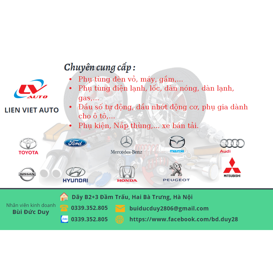 NƯỚC LÀM MÁT ĐỘNG CƠ Ô TÔ MAZDA