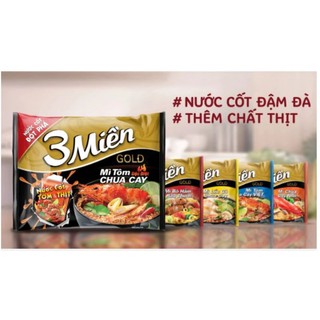 Combo 10 gói mì tôm 3 miền