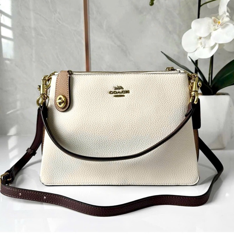 📛RẺ VÔ ĐỊCH📛TÚI C DOUBLE ZIP C4645 NỮ ĐEO CHÉO