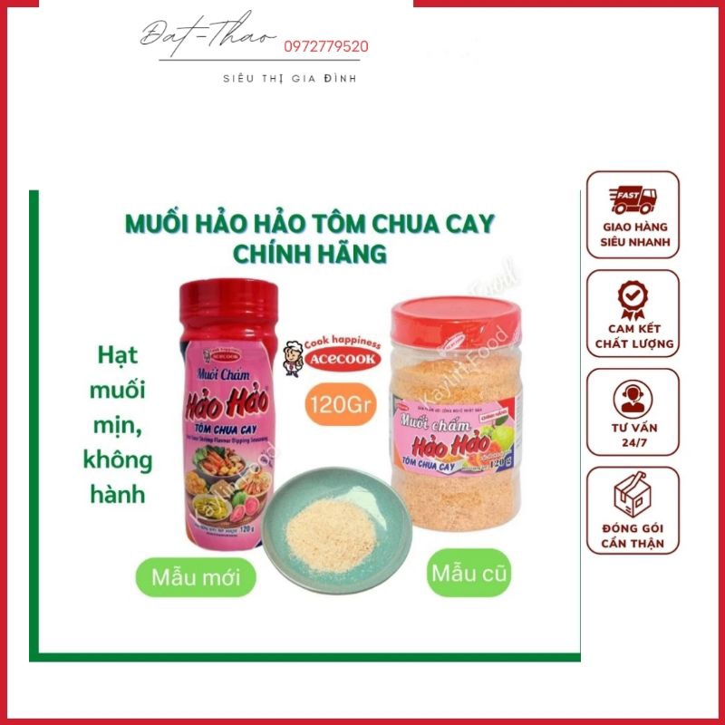 Muối Chấm Hảo Hảo Chua Cay 120g