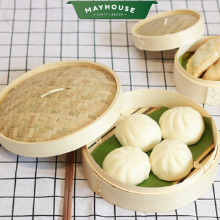 Xửng hấp mây tre bền dày xài lâu, xửng bánh bao, xửng hấp bánh hấp xôi xưởng mayhouse