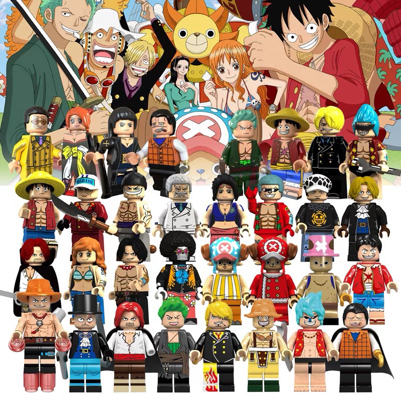 Minifigure One Piece, Đồ Chơi Lắp Ráp Mô hình Minifigures Các Nhân Vật Truyện Tranh One Piece Tổng Hợp