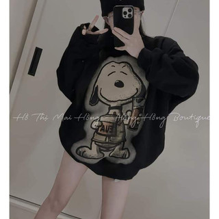 Áo Nỉ Sweater Nữ Form Rộng Vải Nỉ Bông Dày Dặn BIAAA  phong cách Ulzzang CAMASTORE M1163